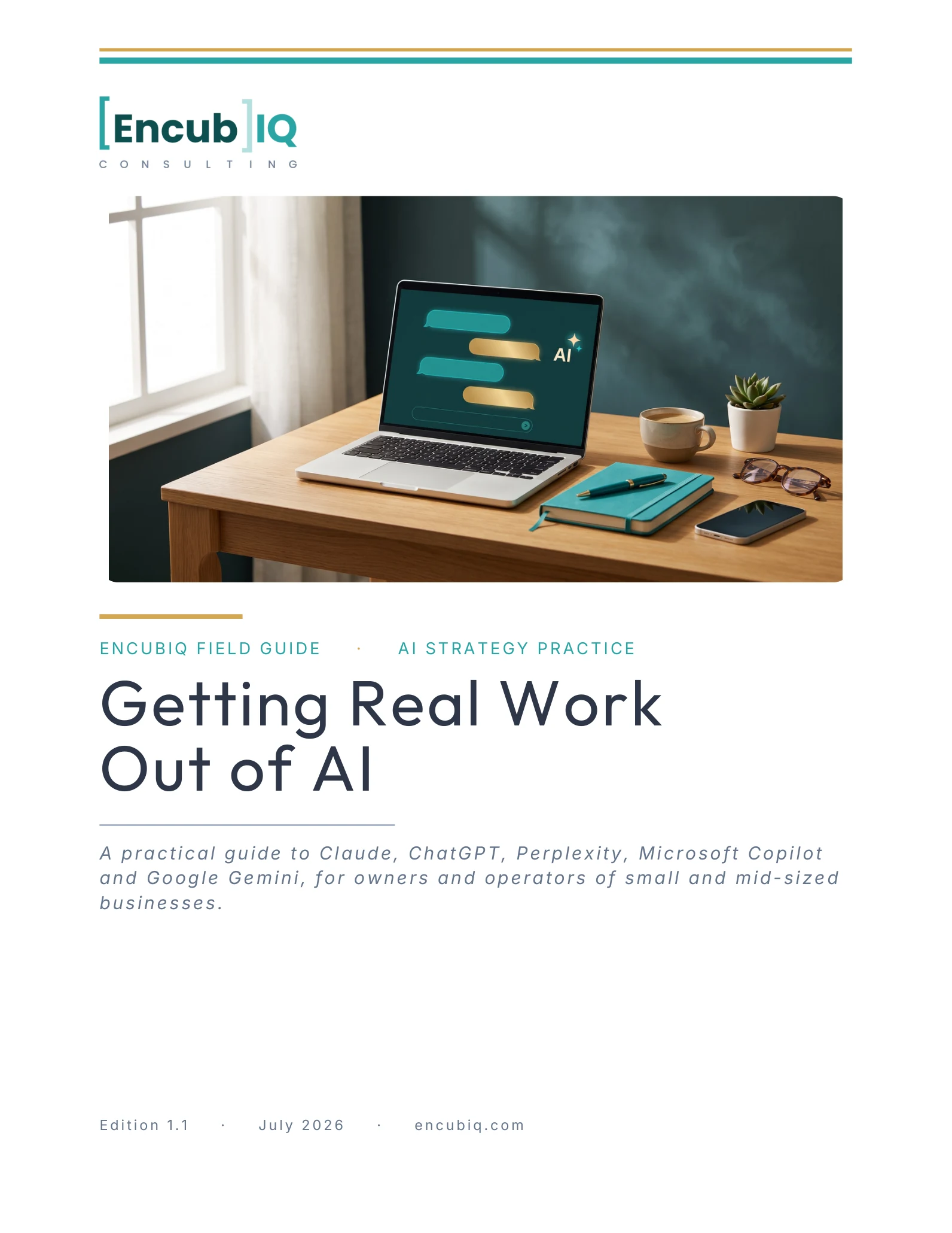 Getting Real Work Out of AI field guide cover